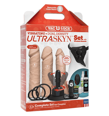 Vac-U-Lock - Dual Density Vibrating Ultra-Skyn Set
